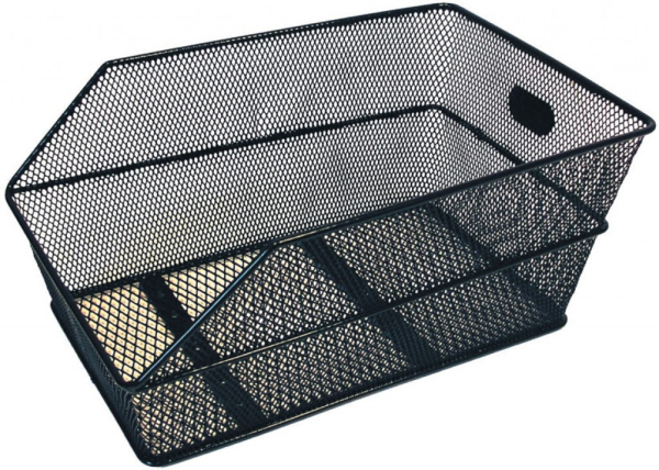 Basil Hinterradkorb Cento 38x24x11cm, Schwarz, Engmaschig