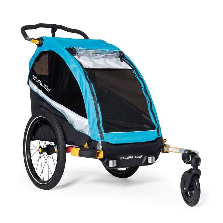 Burley Fahrrad-Kinder-Anhänger Burley D`Lite X "Aqua", Single