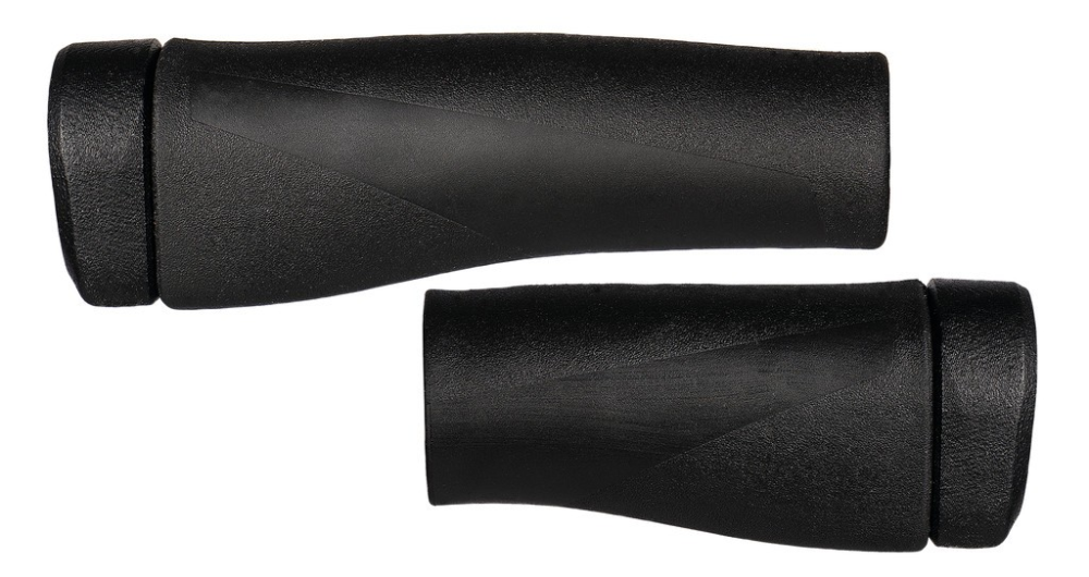 Herrmans Lenkergriffe Herrmans Clik 123/90mm, Ø 22mm, schwarz, Paar