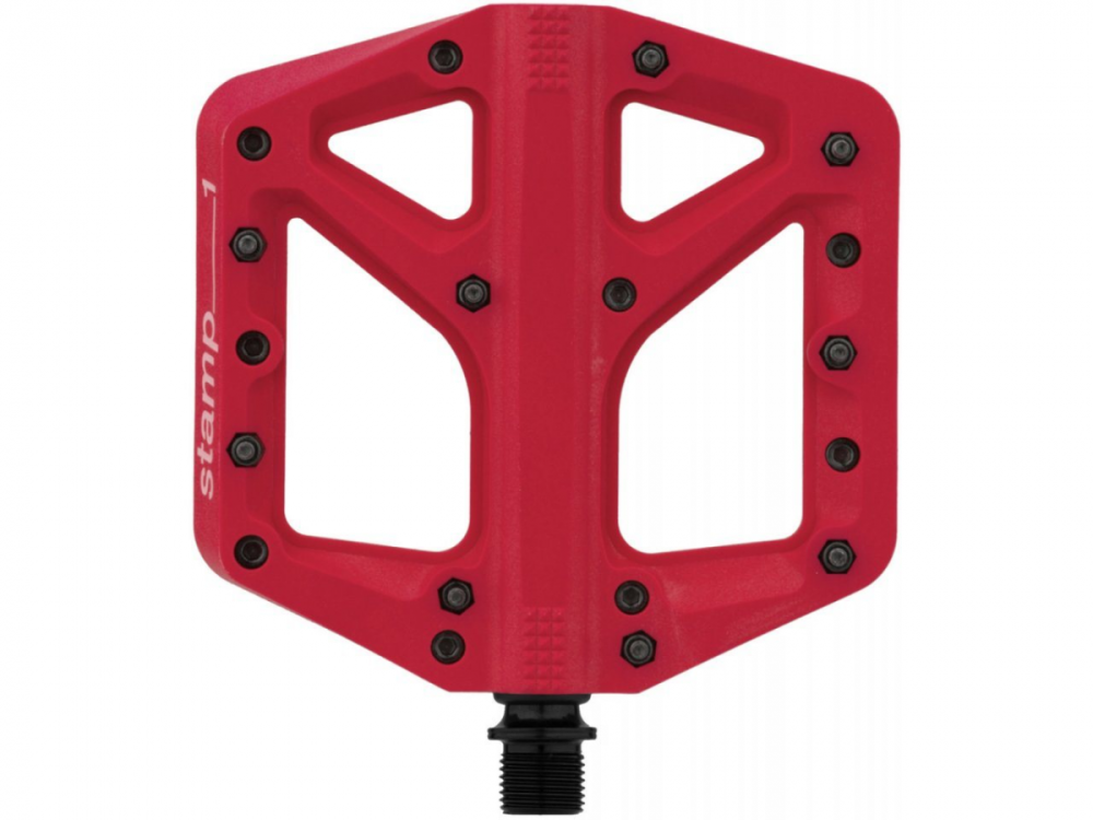 Crankbrothers Crankbrothers Stamp 1 Large Plattform-Pedal, red