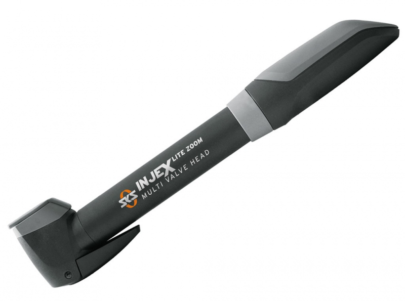 Minipumpe SKS Injex Lite Zoom 256mm, schwarz/grau,mit Multi Valve Head
